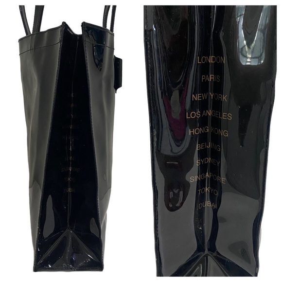 Ted Baker London Black Large Knot Bow Icon Tote Bag - shiny - black - Large - Picture 9 of 15